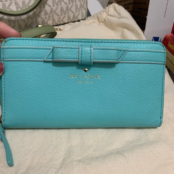kate spade Handbags - kate spade Turquoise Wallet